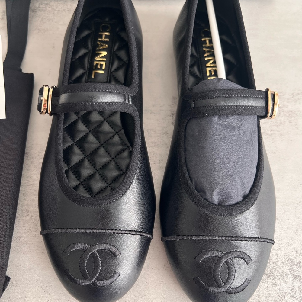Authentic Brand New Chanel Black Women's Maryjane Shoes